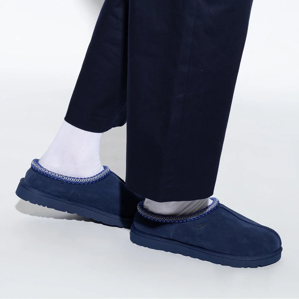 NWOT UGG  Slipper Loafer Navy Blue Size 10 UGG Blue Slippers for Women 10 US Shoe for sale | eBay main image 4